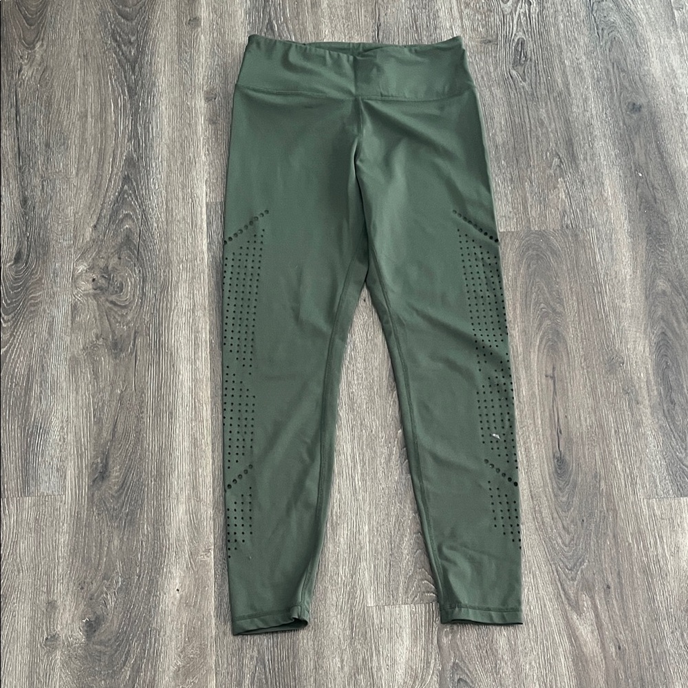 Senita Athletics Green Leggings - Size Medium